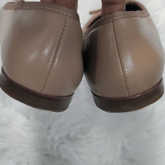 Mona Lisa Prima Leather Bow Accent Soft Pink Ballet Flats Women's Size 8 - Picture 10 of 11